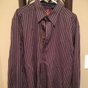 Robert graham stripe dress shirt